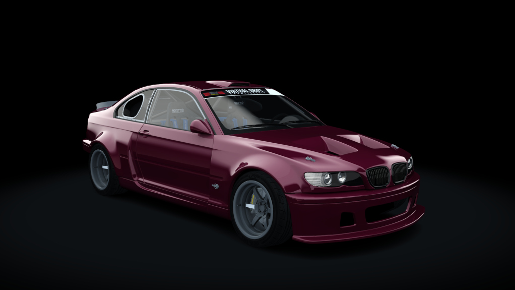 VDC BMW E46 HGK Public 3.0, skin Barbera_Red