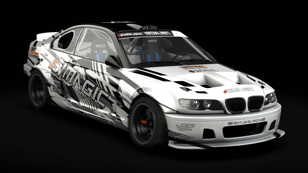 VDC BMW E46 HGK Public 3.0, skin VDC White