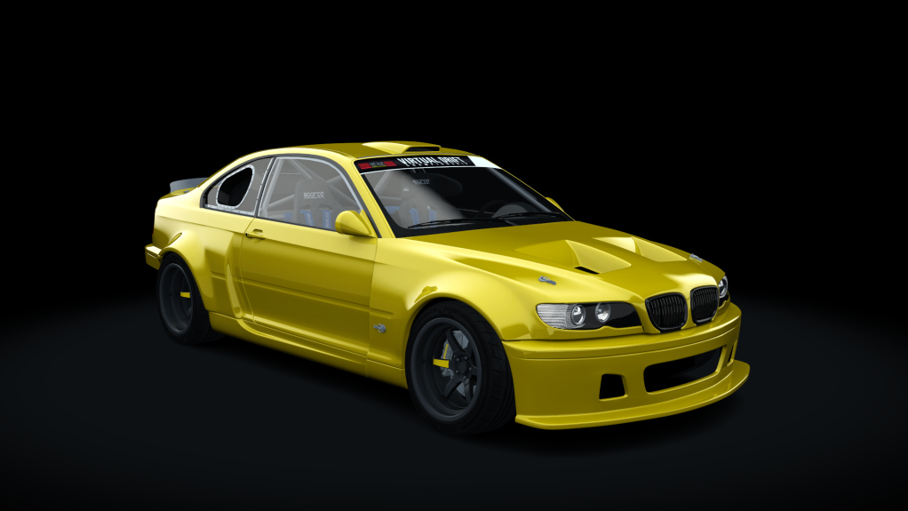 VDC BMW E46 HGK Public 3.0, skin yellow