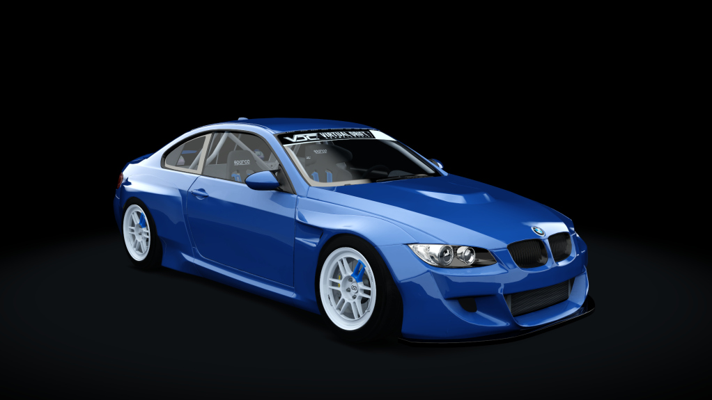 VDC BMW E92 M3 Public 2.0, skin Santorini_Blue