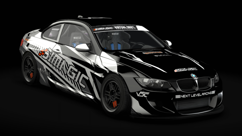 VDC BMW E92 M3 Public 2.0, skin VDC Black