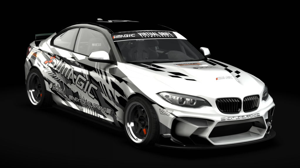 VDC BMW F22 M2 Eurofighter Public 2.0, skin VDC White