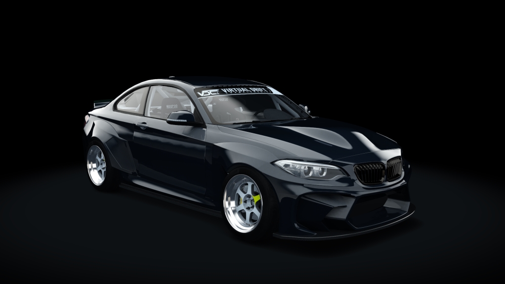 VDC BMW F22 M2 Eurofighter Public 2.0, skin azuritschwarz_metallic