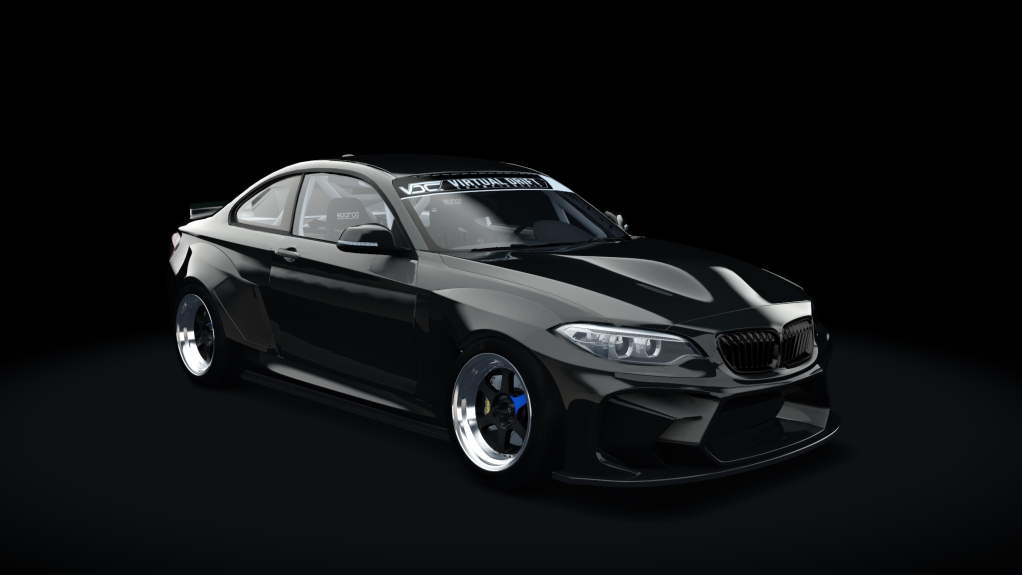 VDC BMW F22 M2 Eurofighter Public 2.0, skin saphirschwarz_metallic