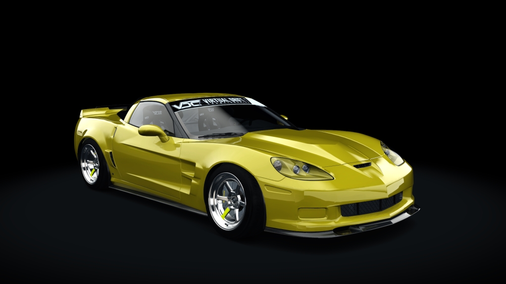 VDC Chevrolet Corvette C6 Public 2.0, skin 00_velocity_yellow