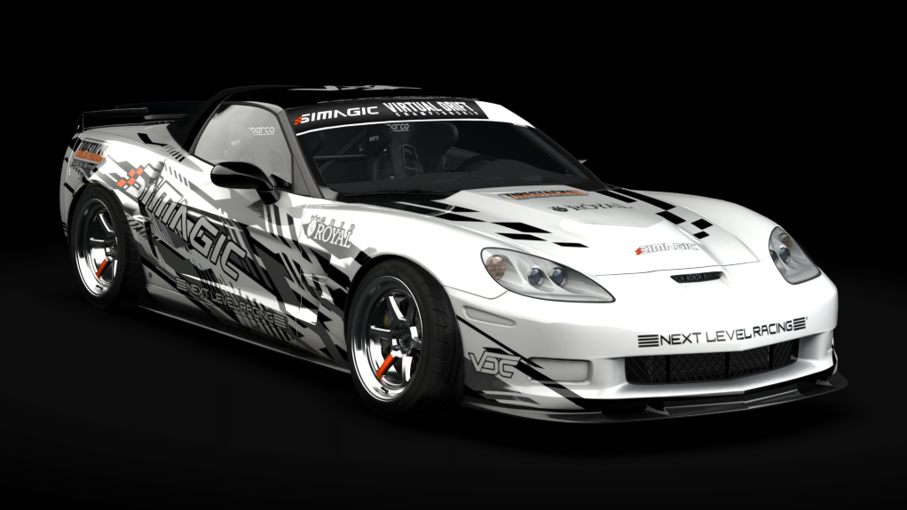 VDC Chevrolet Corvette C6 Public 2.0, skin VDC White