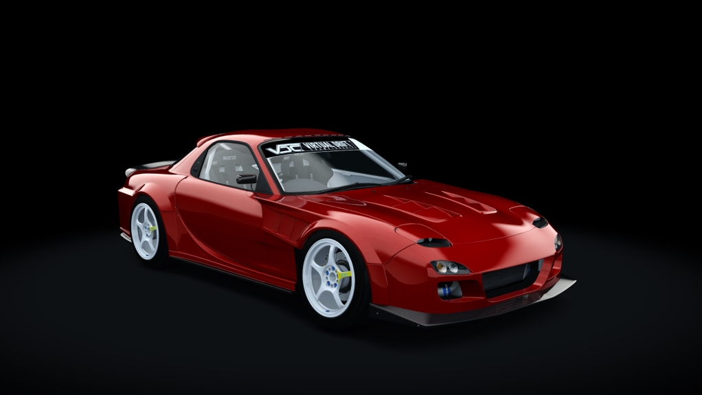 VDC Mazda RX-7 FD3S 20B Public 2.0, skin 06_blaze_red