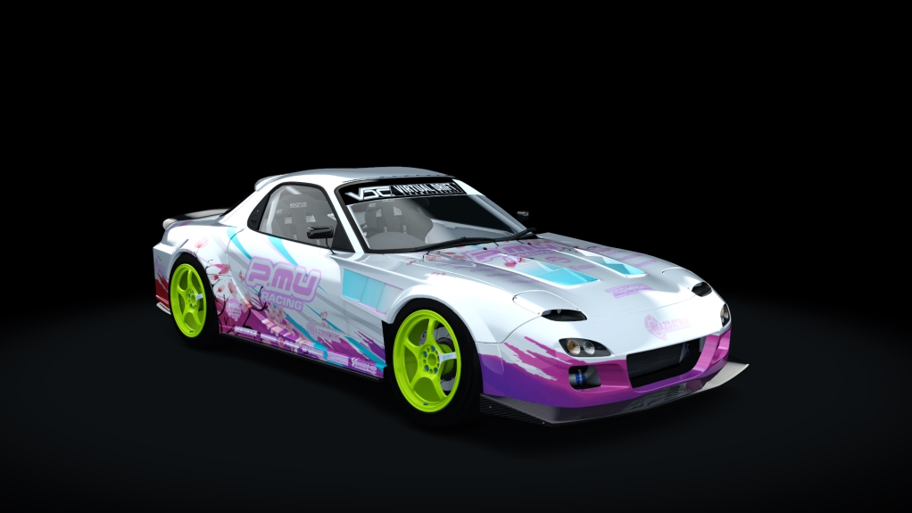 VDC Mazda RX-7 FD3S 20B Public 2.0, skin Andreas Cherry Blossom