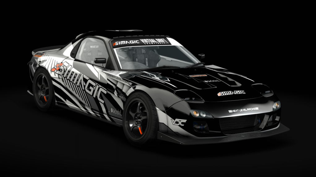 VDC Mazda RX-7 FD3S 20B Public 2.0, skin VDC Black