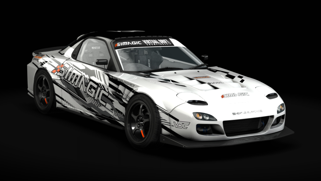 VDC Mazda RX-7 FD3S 20B Public 2.0, skin VDC White