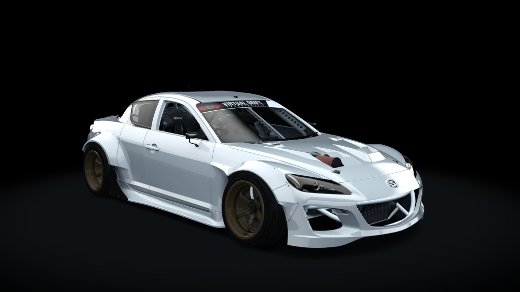 VDC Mazda RX-8 Public 3.0, skin 01_pure_white