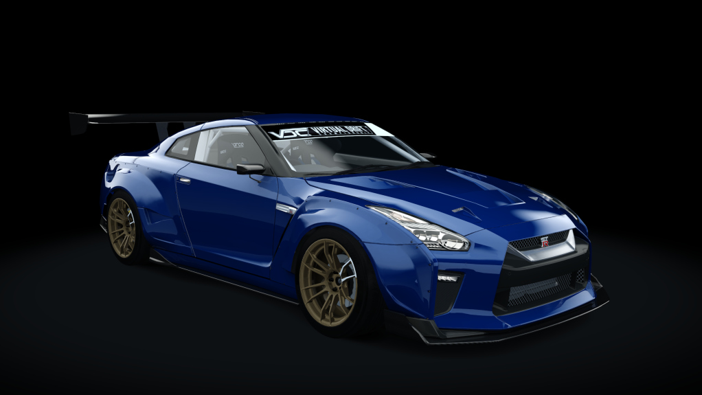 VDC Nissan GT-R DAMD Public 2.0, skin 00_bayside_blue