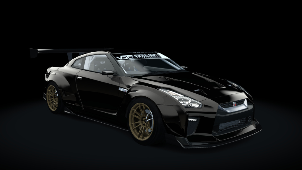 VDC Nissan GT-R DAMD Public 2.0, skin 03_black_pearl