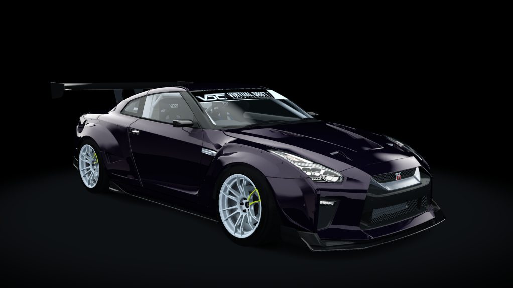 VDC Nissan GT-R DAMD Public 2.0, skin 07_midnight_purple_ii