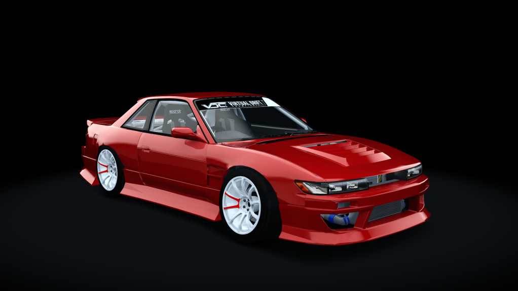 VDC Nissan Silvia PS13 Public 2.0, skin 01_active_red