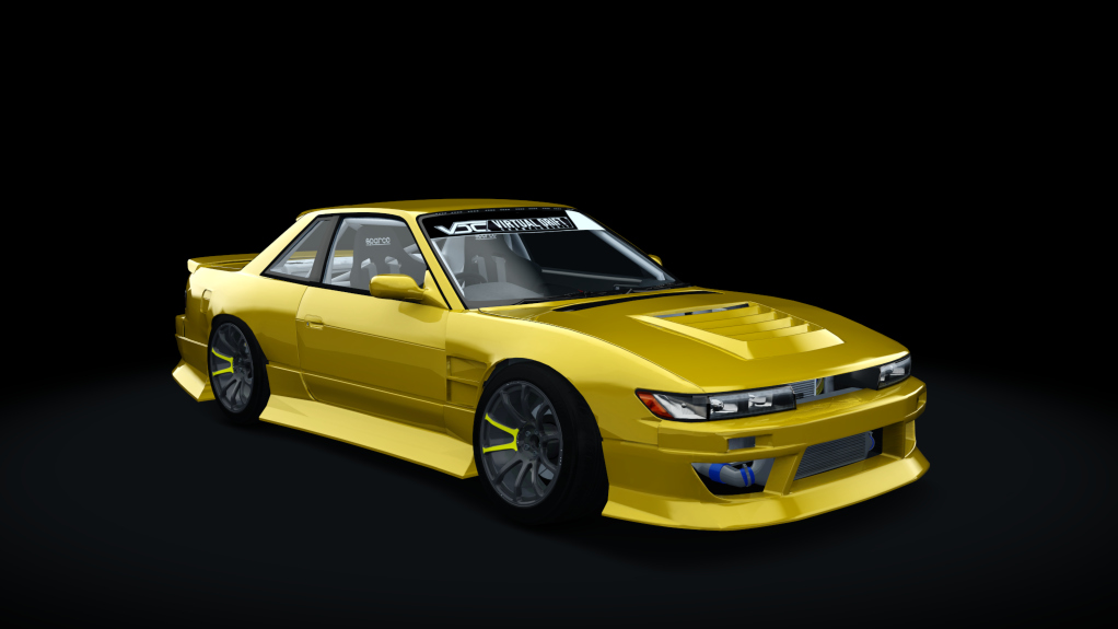 VDC Nissan Silvia PS13 Public 2.0, skin 04_lightning_yellow