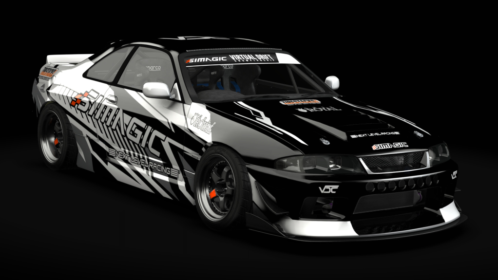 VDC Nissan Skyline R33 Public 3.0, skin VDC Black