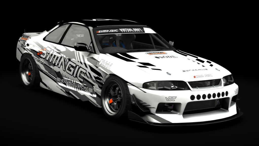 VDC Nissan Skyline R33 Public 3.0, skin VDC White