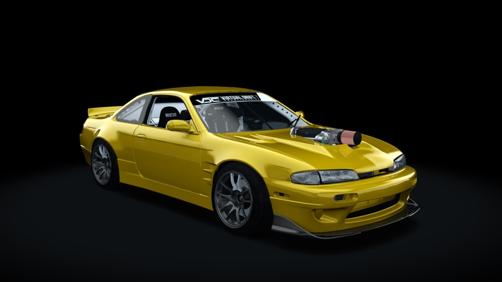 VDC Nissan Silvia S14 Zenki 2.0, skin 04_lightning_yellow