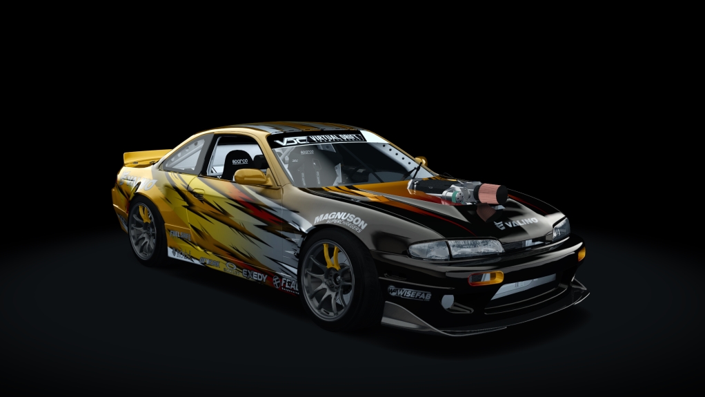 VDC Nissan Silvia S14 Zenki 2.0, skin VDC_Andreas_Orange