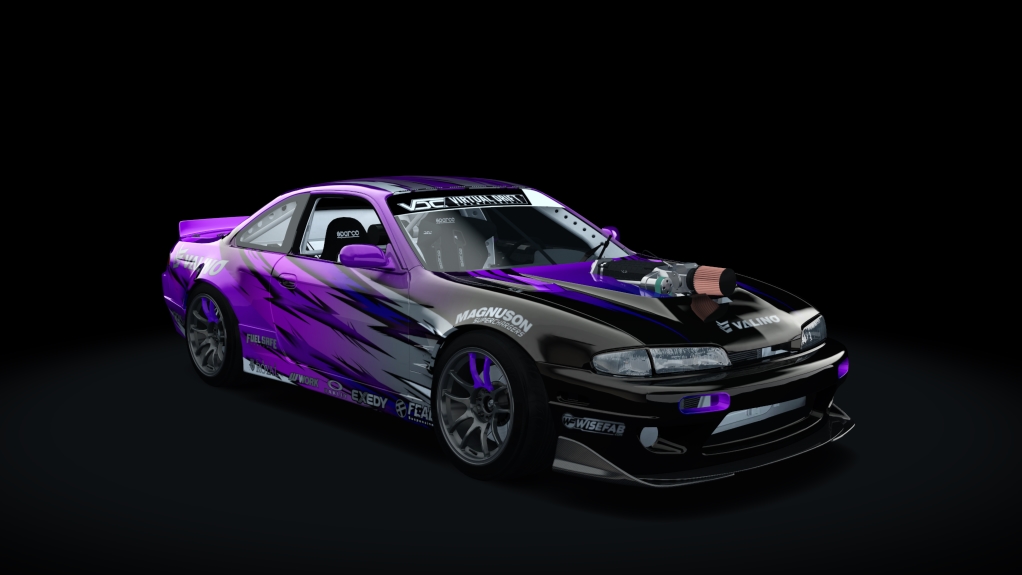 VDC Nissan Silvia S14 Zenki 2.0, skin VDC_Andreas_Purple