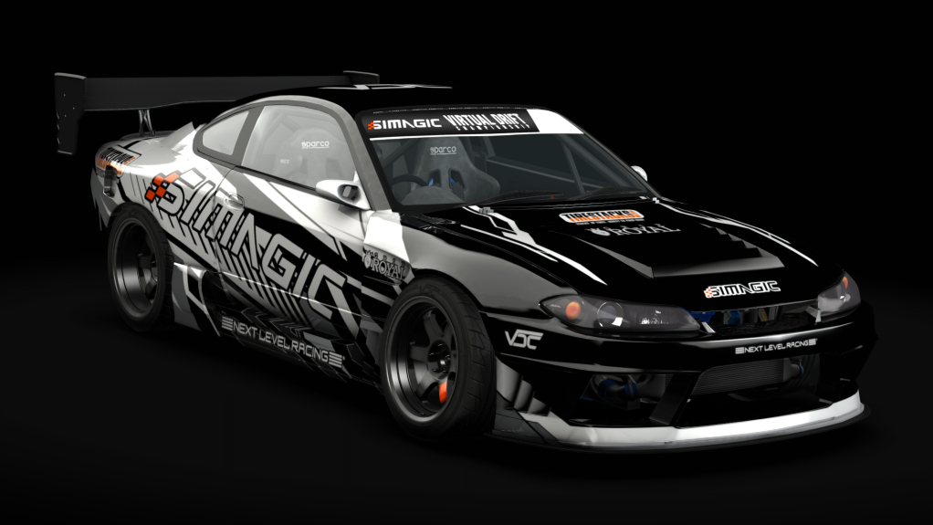 VDC Nissan Silvia S15 Public 2.0, skin VDC Black