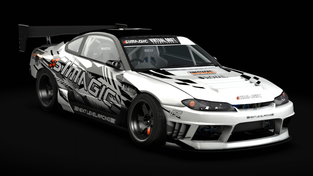 VDC Nissan Silvia S15 Public 2.0, skin VDC White