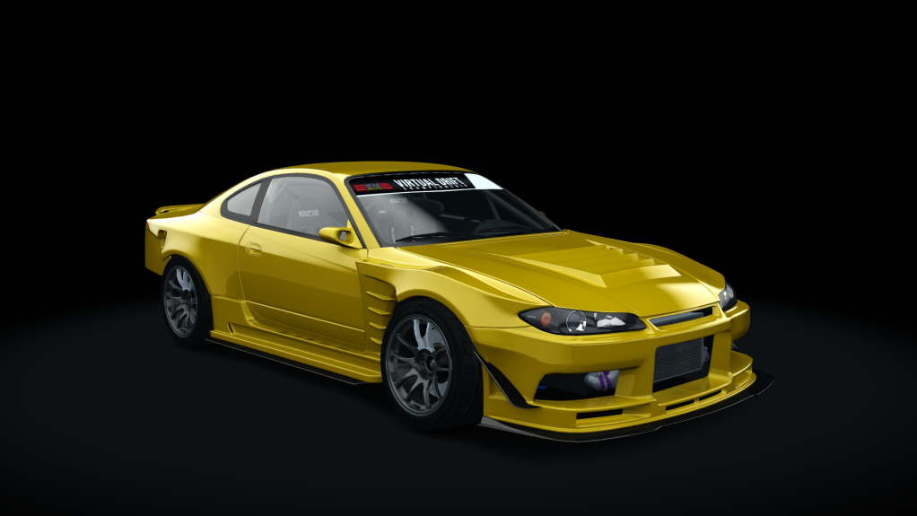 VDC Nissan Silvia S15 Public 2JZ 3.0, skin 04_lightning_yellow