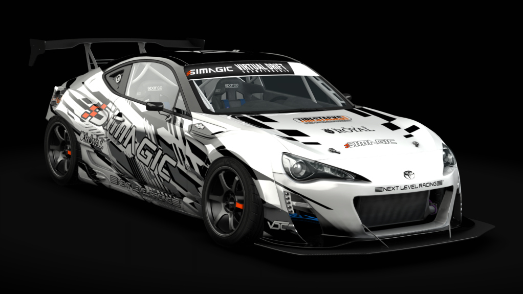 VDC Toyota GT86 Public 2.0, skin VDC White