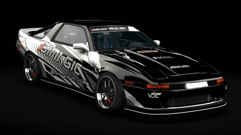 VDC Toyota Supra A70 Public 3.0, skin VDC Black