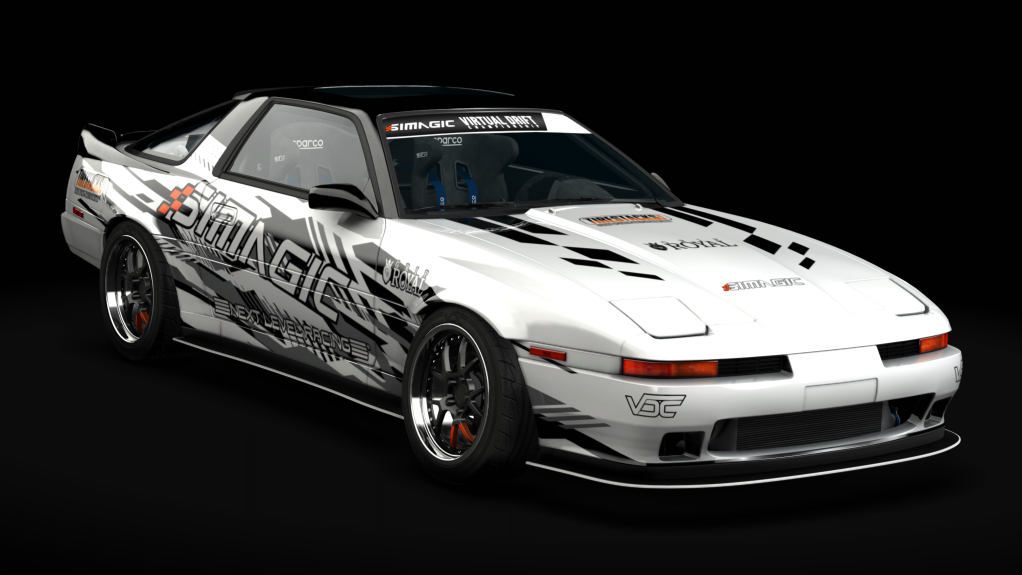 VDC Toyota Supra A70 Public 3.0, skin VDC White