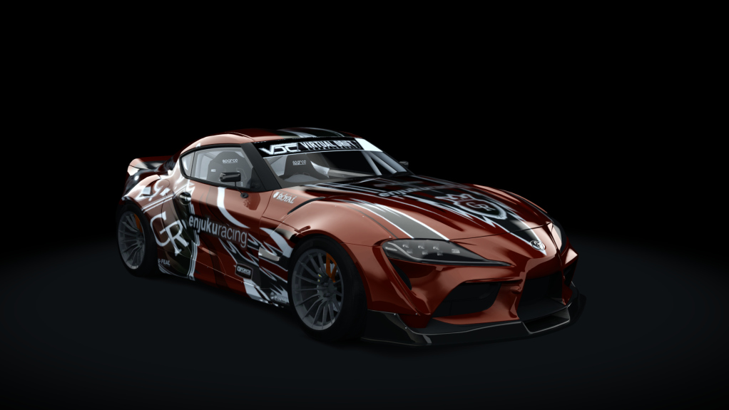 VDC Toyota Supra A90 Public 2.0, skin VDC ANDREAS DARK BROWN