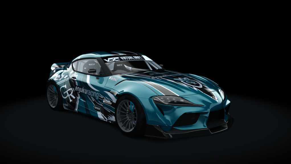 VDC Toyota Supra A90 Public 2.0, skin VDC ANDREAS DARK TEAL