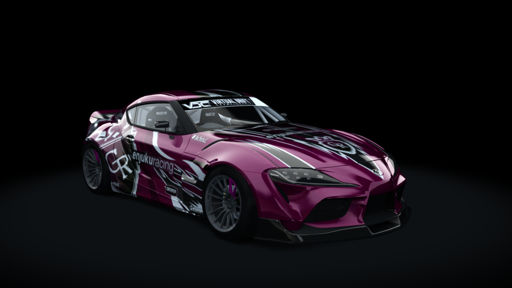 VDC Toyota Supra A90 Public 2.0, skin VDC ANDREAS MAGENTA