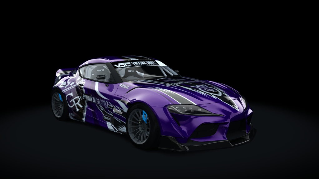 VDC Toyota Supra A90 Public 2.0, skin VDC ANDREAS PURPLE