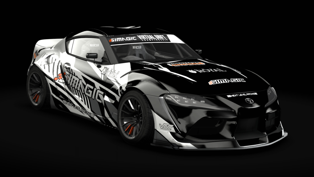 VDC Toyota Supra A90 Public 2.0, skin VDC Black