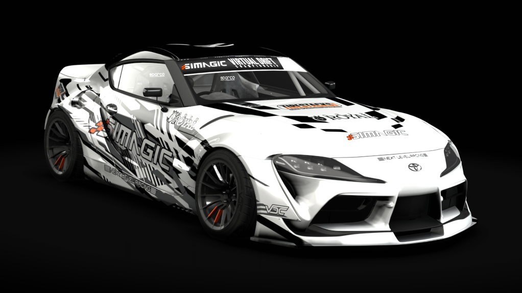 VDC Toyota Supra A90 Public 2.0, skin VDC White