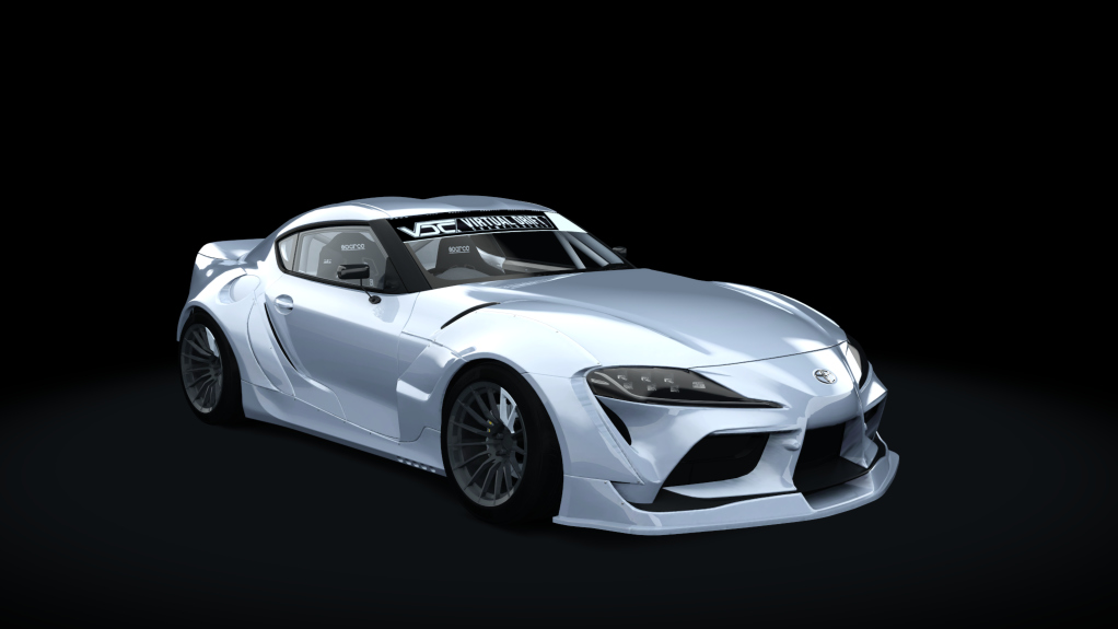 VDC Toyota Supra A90 Public 2.0, skin ice_silver