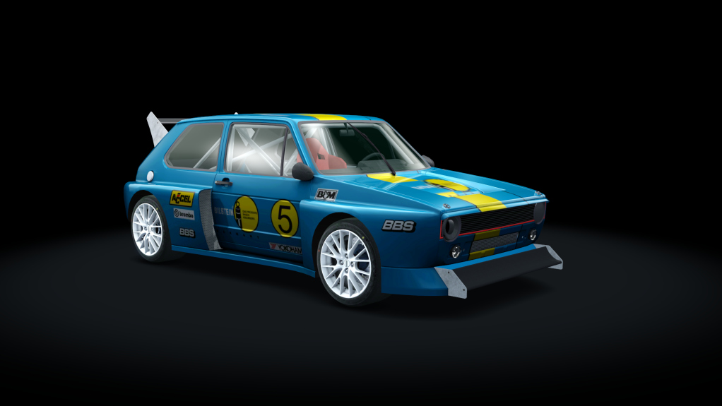 Volkswagen GOLF MK1 RACING, skin 01