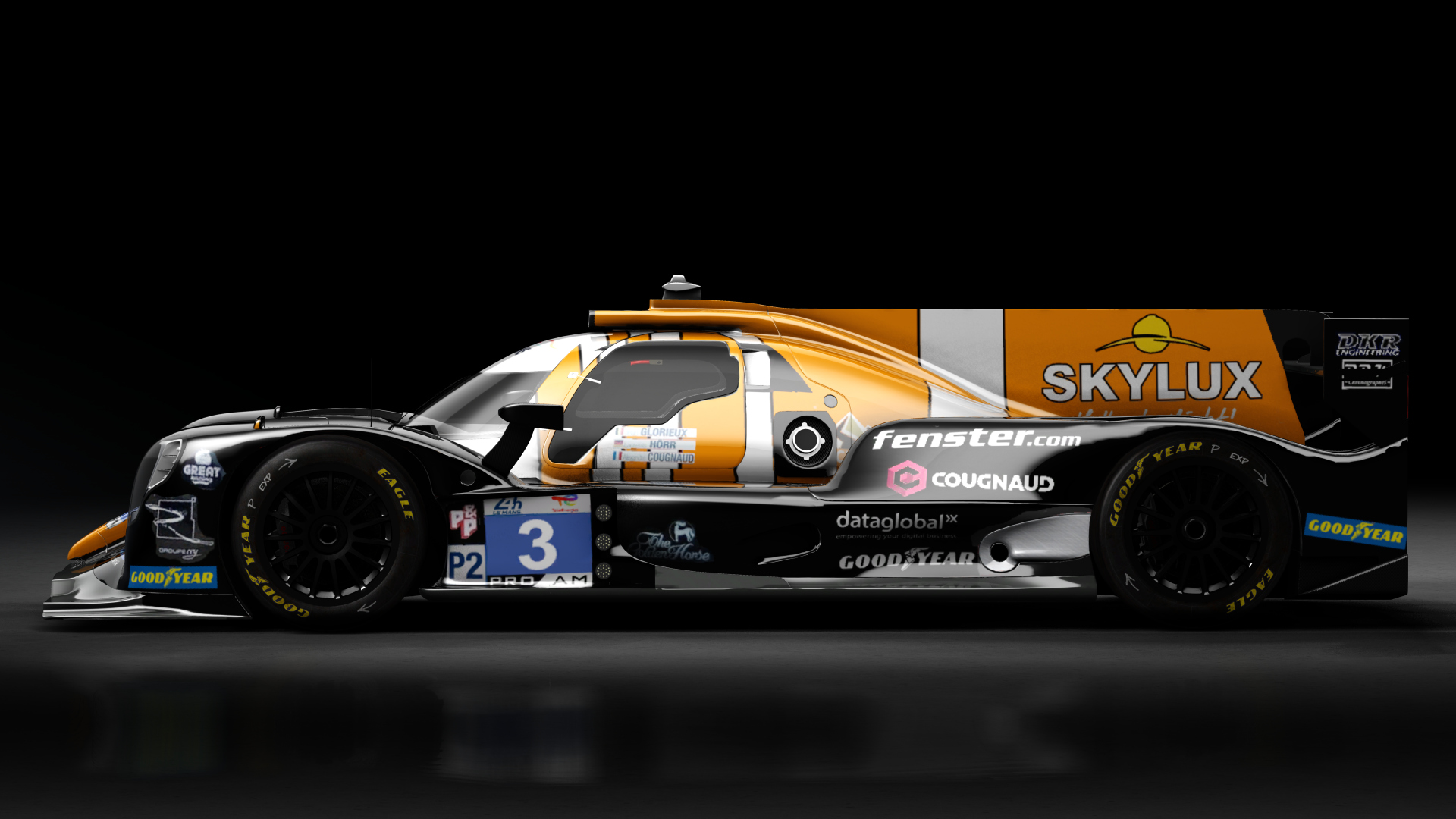 2022 Oreca 07 LMP2, skin 2022 #03 DKR Engineering LM24