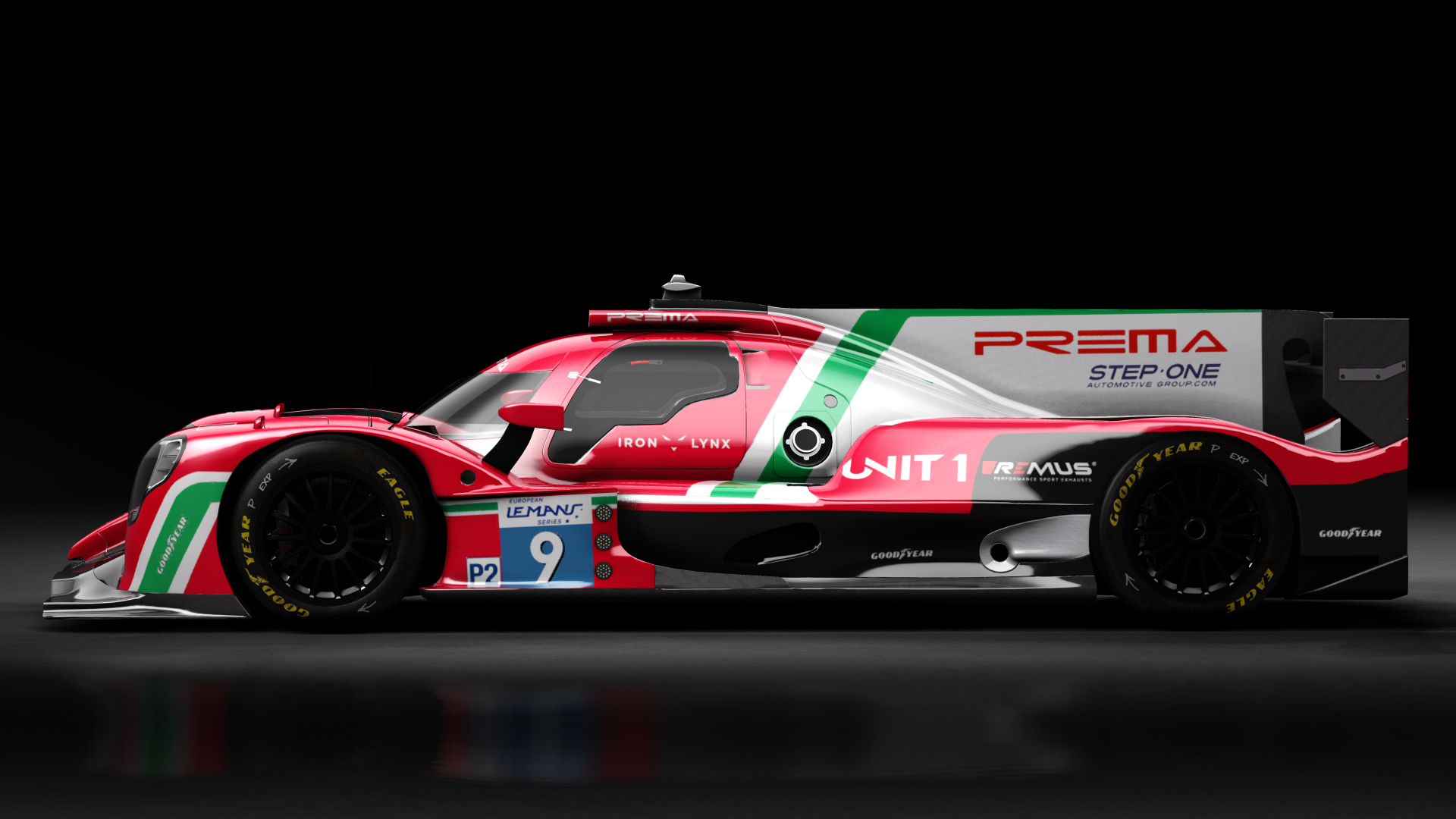 2022 Oreca 07 LMP2, skin 2022 #09 Prema Orlen Team ELMS