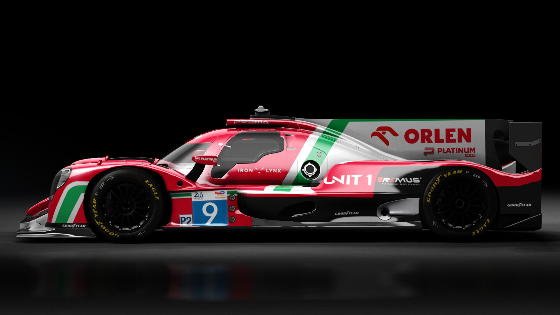 2022 Oreca 07 LMP2, skin 2022 #09 Prema Orlen Team LM24