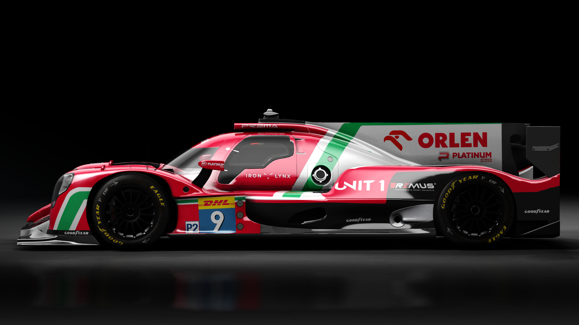 2022 Oreca 07 LMP2, skin 2022 #09 Prema Orlen Team WEC