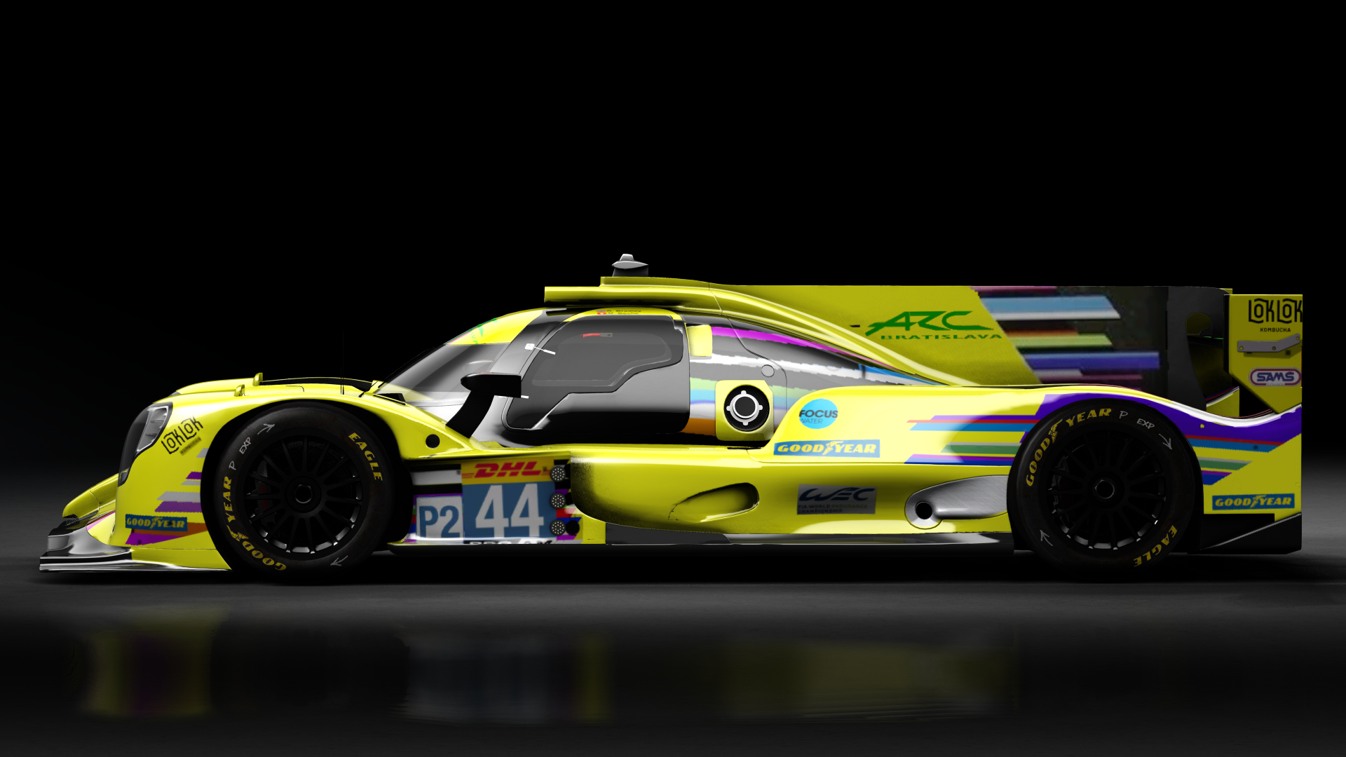 2022 Oreca 07 LMP2, skin 2022 #44 ARC Bratislava WEC