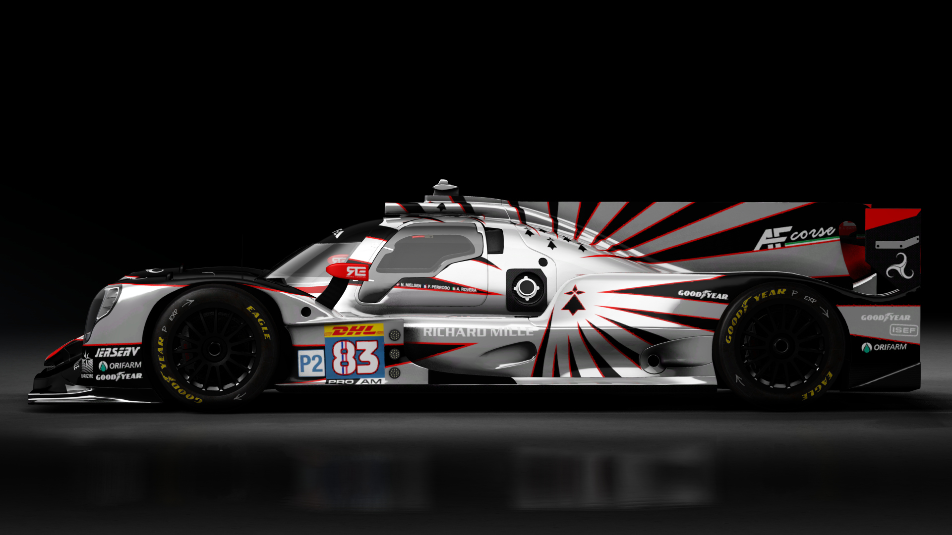 2022 Oreca 07 LMP2, skin 2022 #83 AFCorse WEC